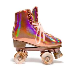 Kids' or Women’s Roller Skates‎ Premium Quality PU Leather Quad NIB Size 7